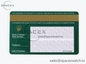 ROLEX PLASTIC BOX SET WITH BOOKLET AND WARRANTY - Image 11
