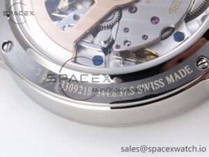 Jaeger-Lecoultre Rendez-Vous Night & Day SS APSF 1:1 Best Edition Blue Textured Dial Diamonds Bezel on Blue Leather Strap SA898 - Image 22