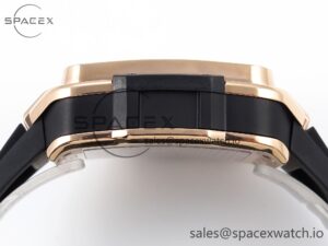 Hublot Square Bang Unico 42mm RG BBF 1:1 Best Edition Skeleton Dial on Black Rubber Strap A1280 - Image 9