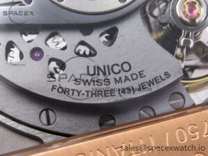 Hublot Square Bang Unico 42mm RG BBF 1:1 Best Edition Skeleton Dial Ceramic Bezel on Black Rubber Strap A1280 - Image 22