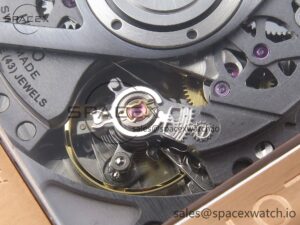 Hublot Square Bang Unico 42mm RG BBF 1:1 Best Edition Skeleton Dial on Black Rubber Strap A1280 - Image 24