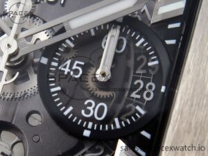 Hublot Square Bang Unico 42mm Titanium BBF 1:1 Best Edition Skeleton Dial on Black Rubber Strap A1280 - Image 10