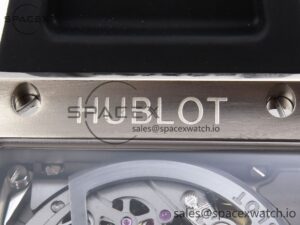Hublot Square Bang Unico 42mm Titanium BBF 1:1 Best Edition Skeleton Dial on Black Rubber Strap A1280 - Image 18