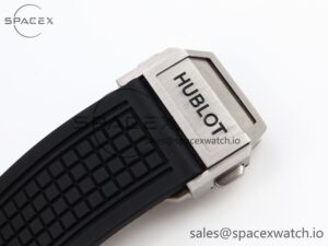 Hublot Square Bang Unico 42mm Titanium BBF 1:1 Best Edition Skeleton Dial on Black Rubber Strap A1280 - Image 25