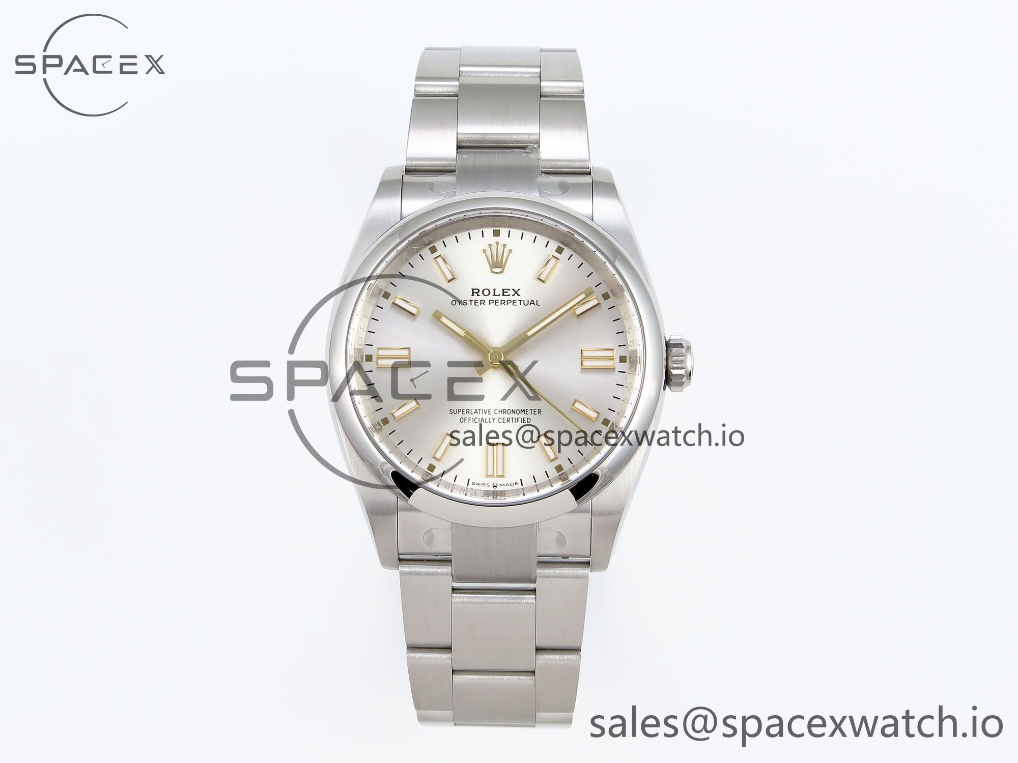 IMG_0170.jpg Rolex Oyster Perpetual 36mm 126000 Clean 1:1 Best Edition 904L Steel Silver Dial on SS Bracelet VR3230 - Image 1