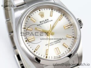 Rolex Oyster Perpetual 36mm 126000 Clean 1:1 Best Edition 904L Steel Silver Dial on SS Bracelet VR3230 - Image 3