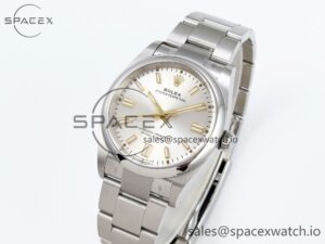 Rolex Oyster Perpetual 36mm 126000 Clean 1:1 Best Edition 904L Steel Silver Dial on SS Bracelet VR3230 - Image 4