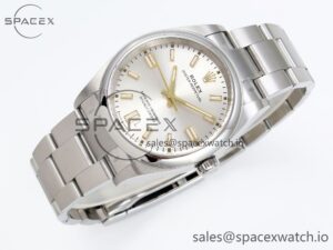 Rolex Oyster Perpetual 36mm 126000 Clean 1:1 Best Edition 904L Steel Silver Dial on SS Bracelet VR3230 - Image 6