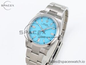 Rolex Oyster Perpetual 36mm 126000 Clean 1:1 Best Edition 904L Steel Tiffany Blue Dial on SS Bracelet VR3230 - Image 4
