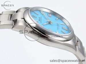 Rolex Oyster Perpetual 36mm 126000 Clean 1:1 Best Edition 904L Steel Tiffany Blue Dial on SS Bracelet VR3230 - Image 8