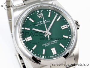 Rolex Oyster Perpetual 36mm 126000 Clean 1:1 Best Edition 904L Steel Green Dial on SS Bracelet VR3230 - Image 3