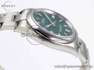 Rolex Oyster Perpetual 36mm 126000 Clean 1:1 Best Edition 904L Steel Green Dial on SS Bracelet VR3230 - Image 8