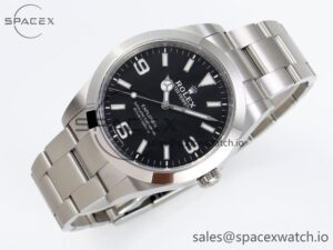 Rolex Explorer I 214270 39mm Clean 1:1 Best Edition Black Dial on SS Bracelet VR3132 - Image 6