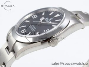 Rolex Explorer I 214270 39mm Clean 1:1 Best Edition Black Dial on SS Bracelet VR3132 - Image 7