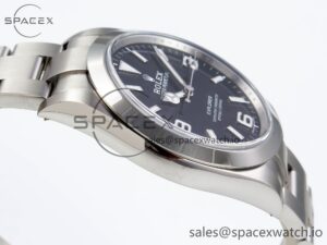 Rolex Explorer I 214270 39mm Clean 1:1 Best Edition Black Dial on SS Bracelet VR3132 - Image 8