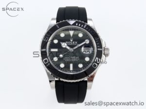 Rolex Yacht-Master 42mm 226659 Clean 1:1 Best Edition Falcon’s Eye Dial on Black Rubber Strap VR3235