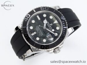 Rolex Yacht-Master 42mm 226659 Clean 1:1 Best Edition Falcon’s Eye Dial on Black Rubber Strap VR3235 - Image 6