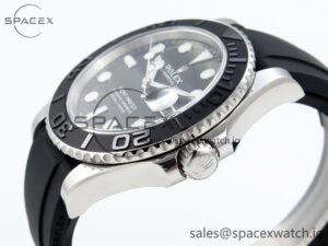Rolex Yacht-Master 42mm 226659 Clean 1:1 Best Edition Falcon’s Eye Dial on Black Rubber Strap VR3235 - Image 7