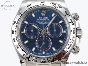 Rolex Daytona 116509 Clean 1:1 Best Edition Blue Stick Dial on SS Bracelet SA4130 V2 - Image 2