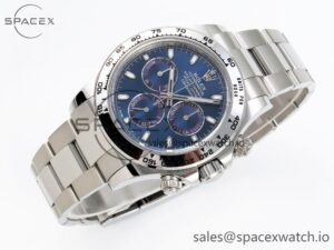 Rolex Daytona 116509 Clean 1:1 Best Edition Blue Stick Dial on SS Bracelet SA4130 V2 - Image 6