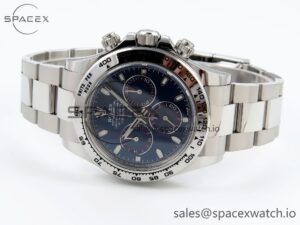 Rolex Daytona 116509 Clean 1:1 Best Edition Blue Stick Dial on SS Bracelet SA4130 V2 - Image 5