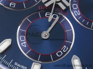 Rolex Daytona 116509 Clean 1:1 Best Edition Blue Stick Dial on SS Bracelet SA4130 V2 - Image 11