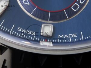 Rolex Daytona 116509 Clean 1:1 Best Edition Blue Stick Dial on SS Bracelet SA4130 V2 - Image 12