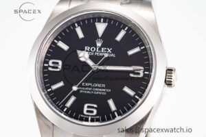 Explorer I 214270 39mm Clean 1:1 Best Edition Black Dial on SS Bracelet VR3132 - Image 3