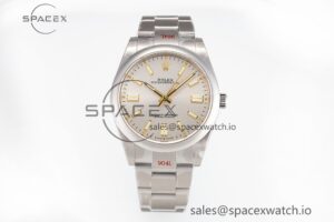 Oyster Perpetual 41mm 124300 GMF 1:1 Best Edition 904L Steel Silver Dial on SS Bracelet VR3230 V2