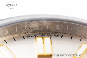 Oyster Perpetual 41mm 124300 GMF 1:1 Best Edition 904L Steel Silver Dial on SS Bracelet VR3230 V2 - Image 11