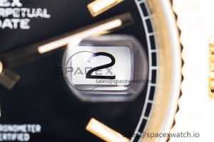 Day-Date II 228238 YG GMF 1:1 Best Edition Black Dial on YG Bracelet A3255 - Image 11