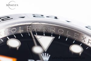 Explorer II 42mm 216570 Black 904L SS GMF 1:1 Best Edition Black Dial on Bracelet A3285 (Correct Hand Stack) - Image 12