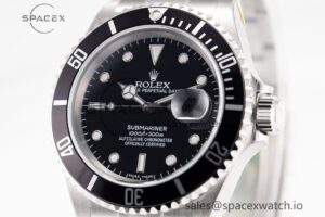 Submariner 16610 LN No Rehaut Engraving 904L Steel ARF 1:1 Best Edition on SS Bracelet SH3135 V2 - Image 3