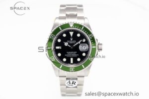 Submariner 16610 LV No Rehaut Engraving 904L Steel ARF 1:1 Best Edition on SS Bracelet SH3135 V2