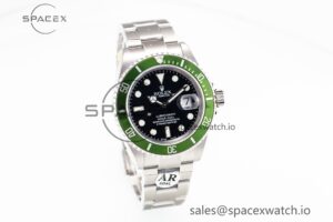 Submariner 16610 LV No Rehaut Engraving 904L Steel ARF 1:1 Best Edition on SS Bracelet SH3135 V2 - Image 4