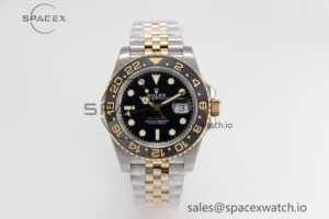 GMT Master II 126713 904L SS GMF 1:1 Best Edition Black Dial on Jubilee Bracelet VR3285 CHS