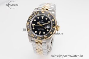 GMT Master II 126713 904L SS GMF 1:1 Best Edition Black Dial on Jubilee Bracelet VR3285 CHS - Image 4