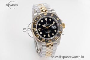 GMT Master II 126713 904L SS GMF 1:1 Best Edition Black Dial on Jubilee Bracelet VR3285 CHS - Image 5
