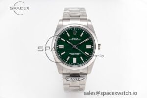 Oyster Perpetual 124300 41mm Clean 1:1 Best Edition 904L Steel Green Dial VR3230