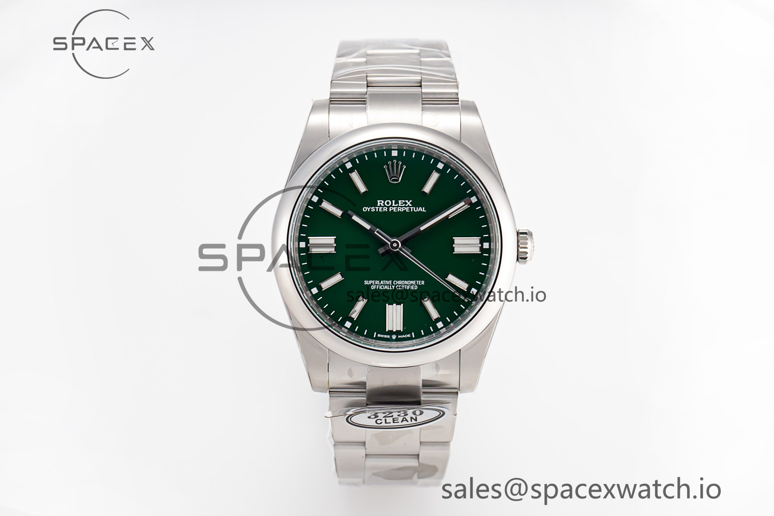 MG_2931-scaled-1.jpg Oyster Perpetual 124300 41mm Clean 1:1 Best Edition 904L Steel Green Dial VR3230 - Image 1