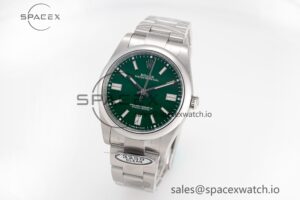 Oyster Perpetual 124300 41mm Clean 1:1 Best Edition 904L Steel Green Dial VR3230 - Image 4