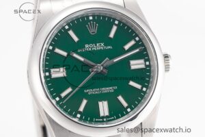 Oyster Perpetual 124300 41mm Clean 1:1 Best Edition 904L Steel Green Dial VR3230 - Image 2