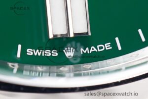 Oyster Perpetual 124300 41mm Clean 1:1 Best Edition 904L Steel Green Dial VR3230 - Image 6
