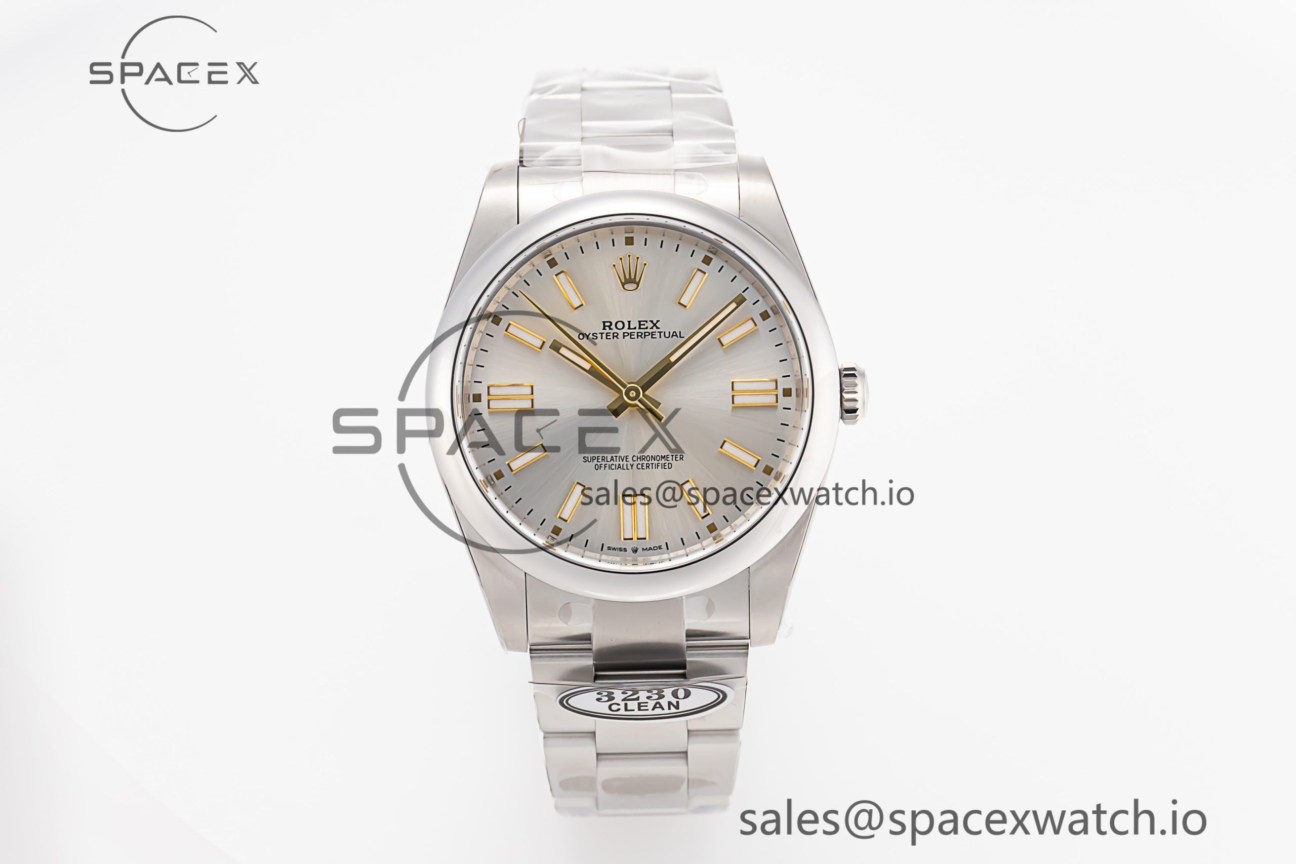 MG_2949-scaled-1.jpg Oyster Perpetual 124300 41mm Clean 1:1 Best Edition 904L Steel Silver Dial VR3230 - Image 1
