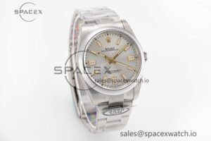 Oyster Perpetual 124300 41mm Clean 1:1 Best Edition 904L Steel Silver Dial VR3230 - Image 4