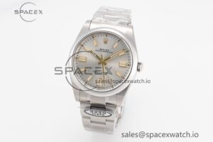 Oyster Perpetual 124300 41mm Clean 1:1 Best Edition 904L Steel Silver Dial VR3230 - Image 5