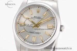 Oyster Perpetual 124300 41mm Clean 1:1 Best Edition 904L Steel Silver Dial VR3230 - Image 3