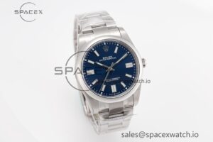 Oyster Perpetual 124300 41mm Clean 1:1 Best Edition 904L Steel Blue Dial VR3230 - Image 4