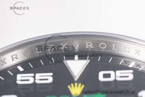 Air-King 126900 Clean 1:1 Best Edition 904L Steel Black Dial on SS Bracelet VR3230 - Image 6