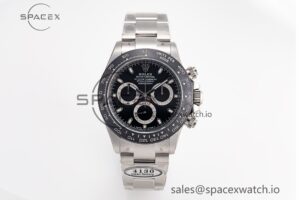 Daytona 116500 Clean 1:1 Best Edition 904L SS Case and Bracelet Black Dial SA4130 V2